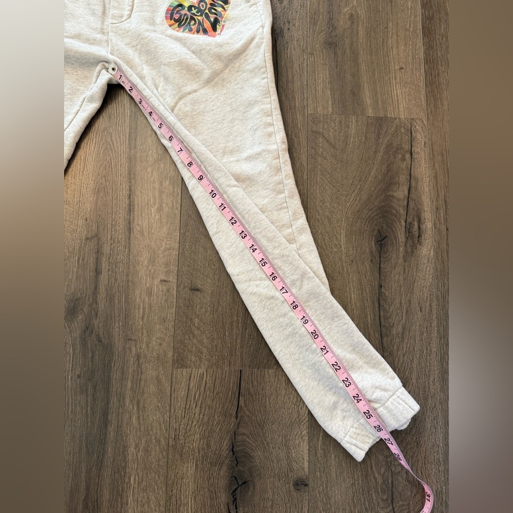 Scotch & Soda Born to Love unisex Joggers Sweat Pants Gray/Cream size Medium - Picture 3 of 13